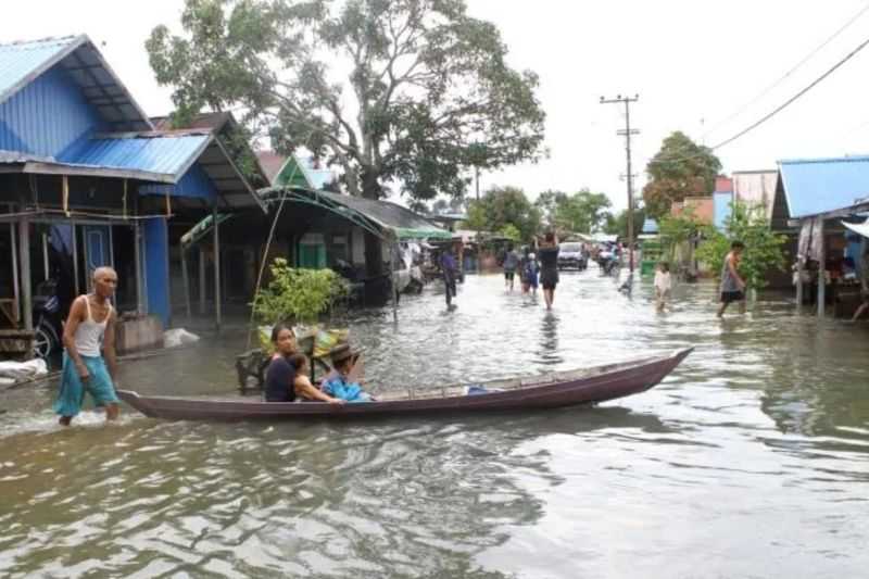 BPBD: 17.257 Rumah di Banjar Kalsel Terendam Banjir