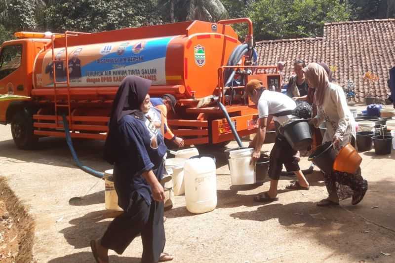 BPBD Ciamis Setiap Hari Salurkan 30.000 Liter Air ke Daerah Kekeringan