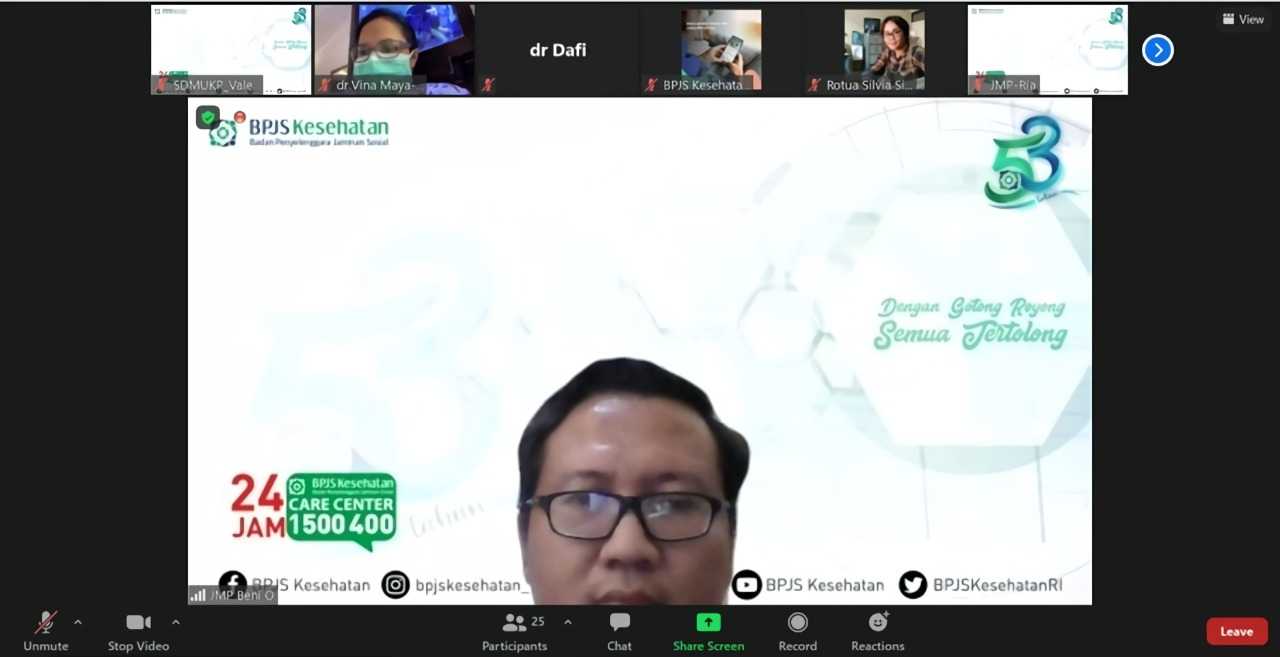 BPJS Kesehatan Sosialisasikan Sistem Antrean Online Kepada Jajaran Klinik Pratama Mabes Polri