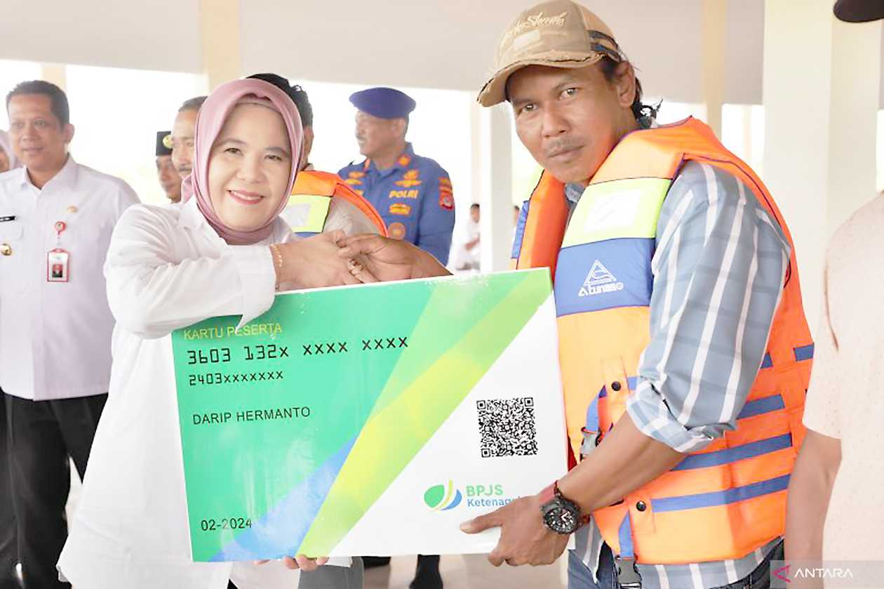 BPJS Lindungi 300 Nelayan Tangerang