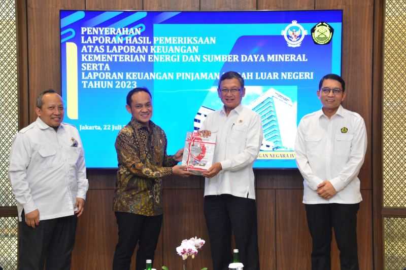 BPK Turunkan Opini Laporan Keuangan Kementerian ESDM 2023 Jadi WDP