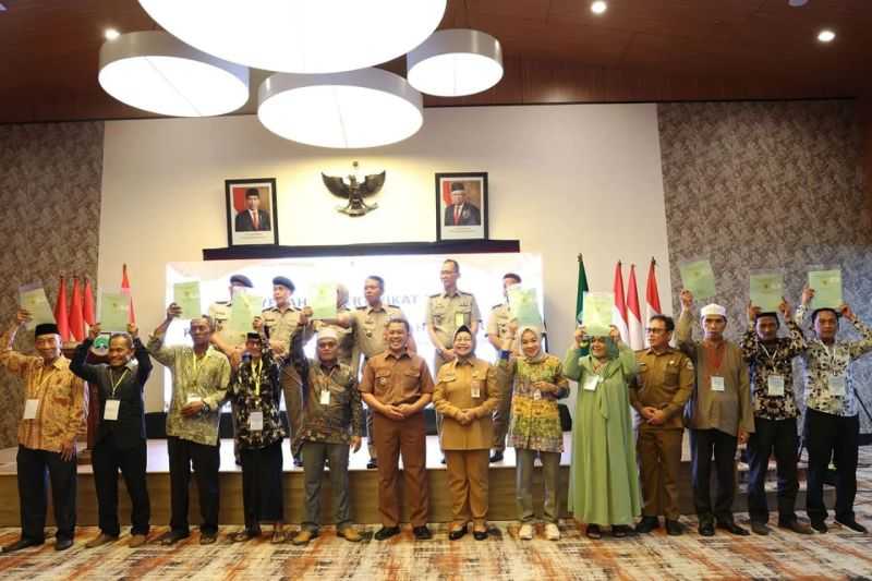 BPN Wilayah Banten Serahkan 27.087 Sertifikat Tanah Program PTSL 2023