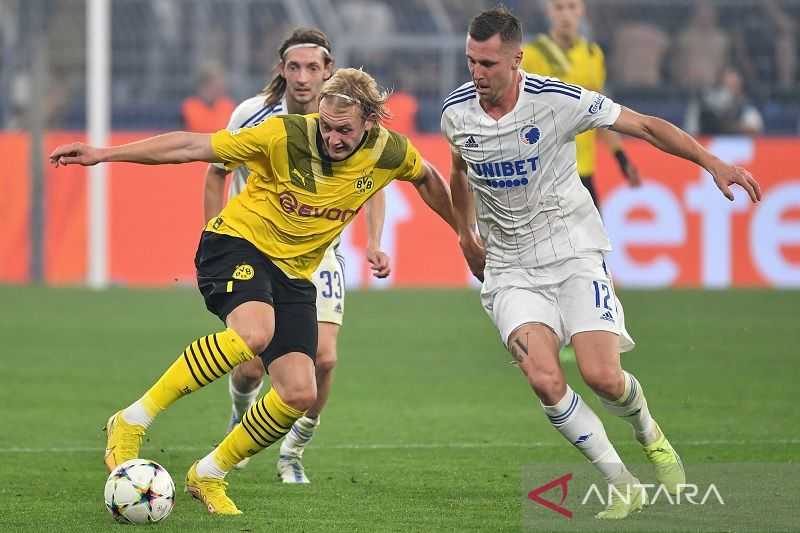 Brandt Selamatkan Dortmund dari Kekalahan Saat Imbangi Frankfurt 3-3