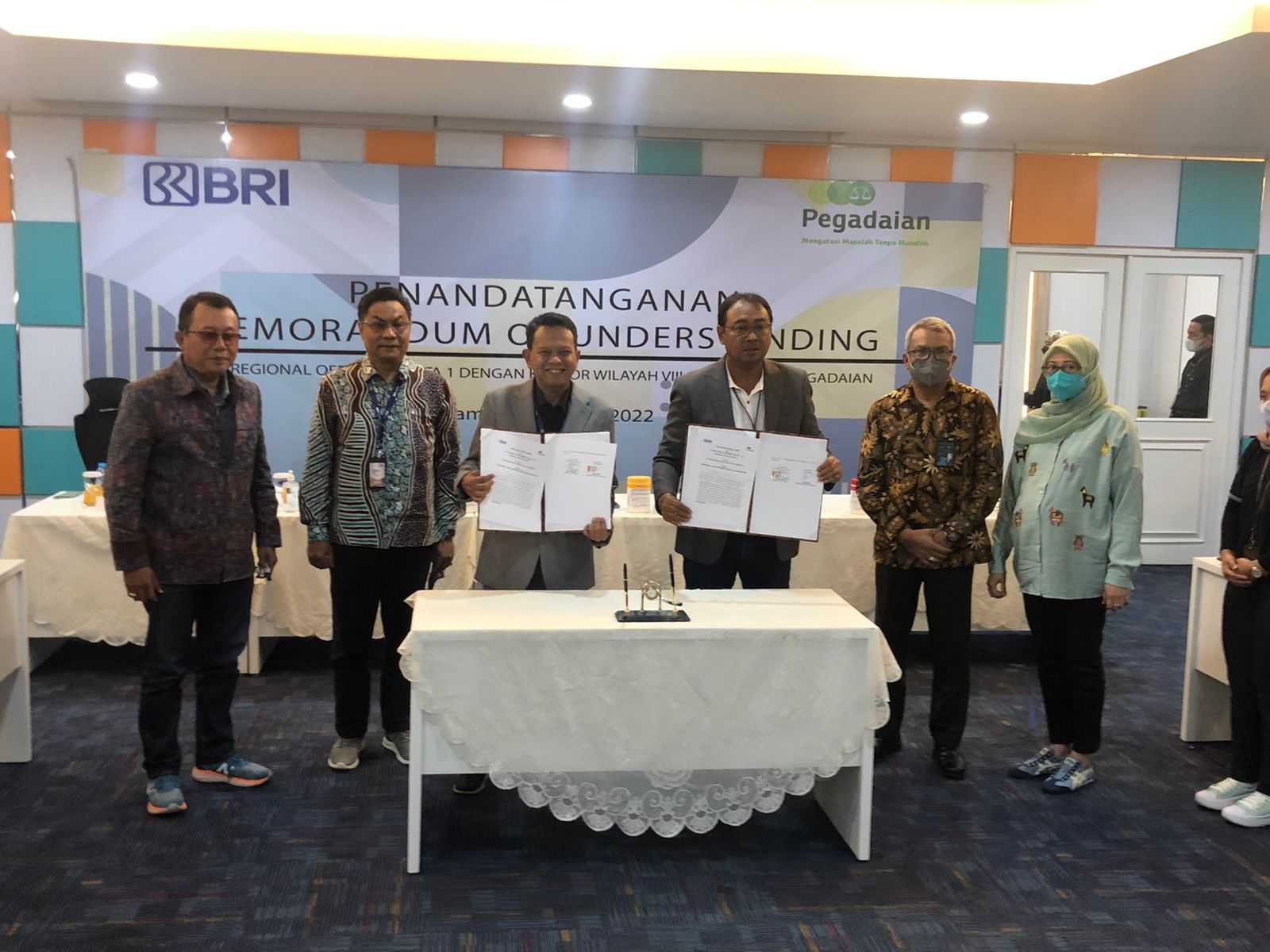 BRI-Pegadaian Kerja Sama Layanan Digital Saving