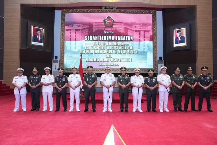 Brigjen TNI Yustinus Agus Peristiwanto Jabat Kapusada TNI