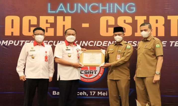 BSSN dan Pemda Aceh Launching Aceh-CSIRT