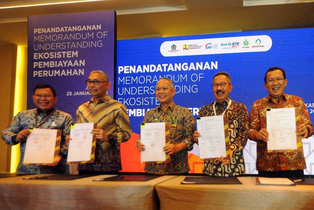 BTN Resmi Jadi Anggota Ekosistem Pembiayaan Perumahan