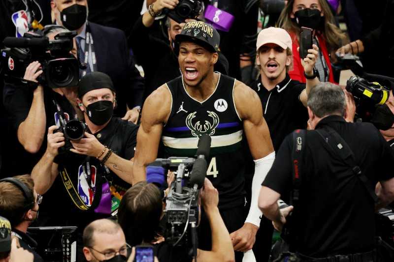 Bucks Juara NBA, Giannis Antetokounmpo Dinobatkan sebagai MVP Final