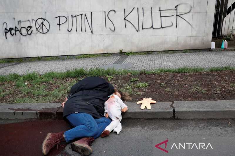 Bukti Terbaru Kekejaman Pasukan Rusia, Kuburan Massal Puluhan Warga Sipil Ukraina Ditemukan Dekat Kiev