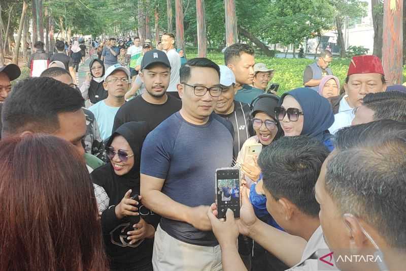 Cagub DKI Ridwan Kamil Jadikan BKT Inspirasi Program Tanam Pohon