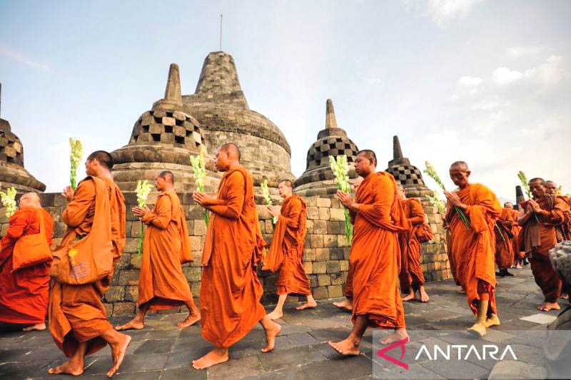 Candi Borobudur Siap Sambut Perayaan Waisak 2024