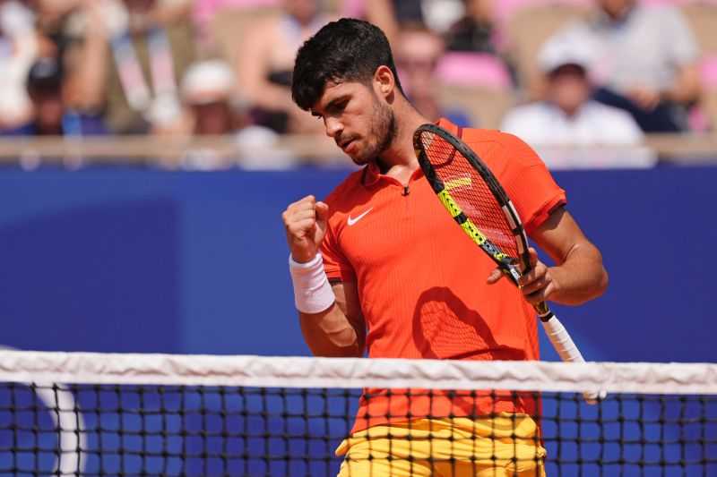 Carlos Alcaraz Melaju ke Semifinal Olimpiade Paris