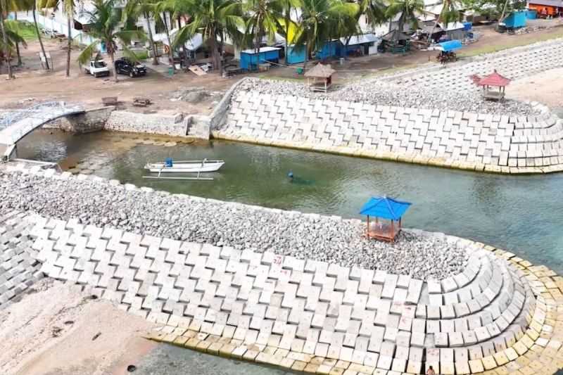 Cegah Abrasi di Sumbawa, Kementerian PUPR Bangun Pengaman Pantai