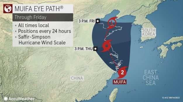 Cegah Jatuh Korban, 1 Juta Penduduk Tiongkok Timur Dievakuasi, Penerbangan Dibatalkan Akibat Topan Muifa