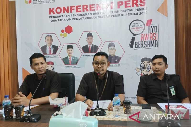 Cegah Penyimpangan, Bawaslu Meranti Riau Temukan 11.415 Pemilih Tidak Penuhi Syarat