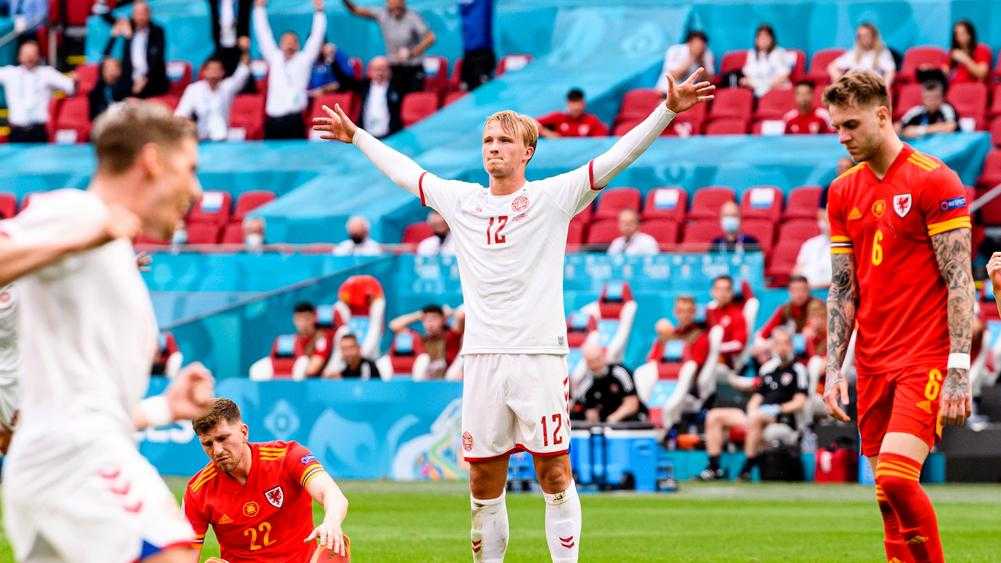 Cetak Dua Gol, Dolberg Pemain Terbaik Denmark Kontra Wales