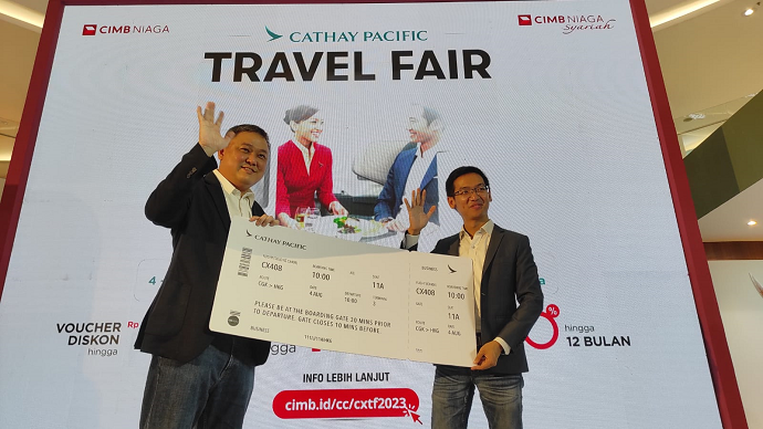 CIMB Niaga Tawarkan Promo Menarik di Cathay Pacific Travel Fair