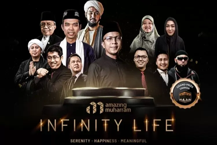 Cinta Quran Foundation Hadirkan Amazing Muharram 12, Infinity Life: Serenity, Happiness, Meaningful