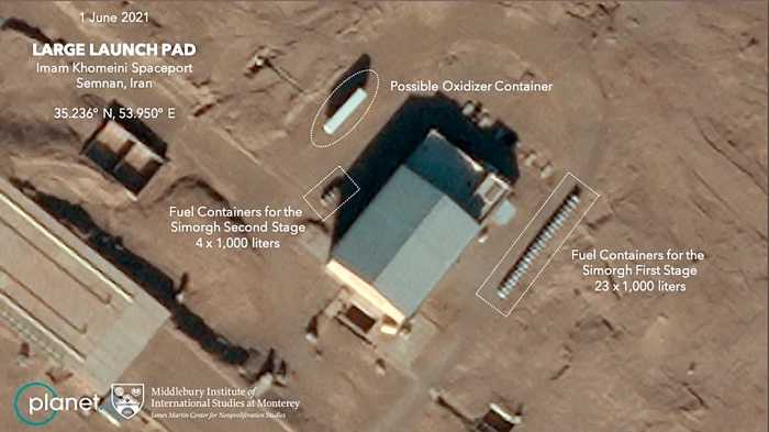 Citra Satelit Terbaru Tunjukkan Iran Sedang Persiapkan Peluncuran Roket