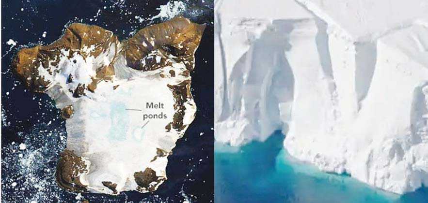 Citra Satelit Tunjukkan Lapisan Es Antartika Meleleh Lebih Cepat