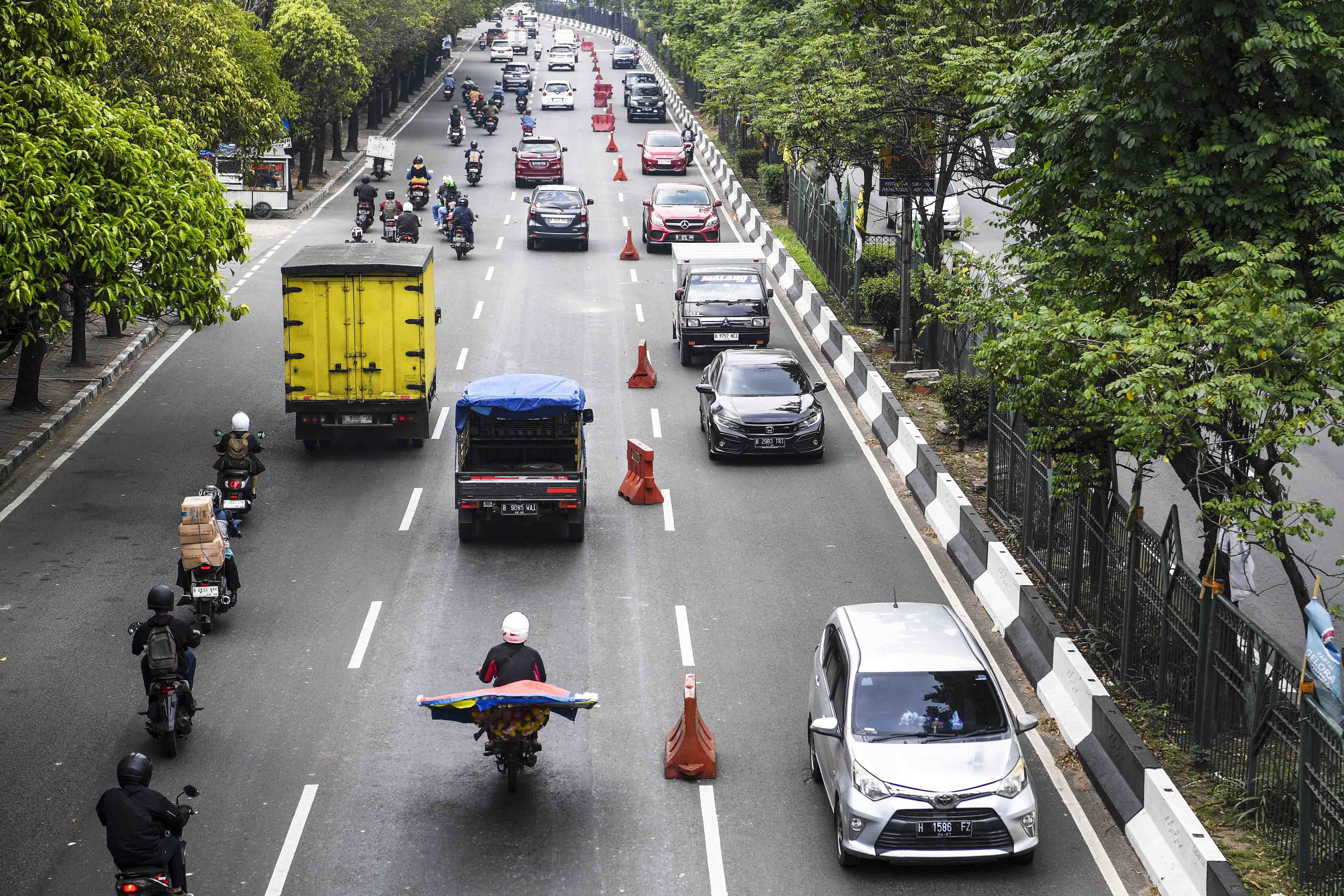 'Contra Flow' di Tangerang