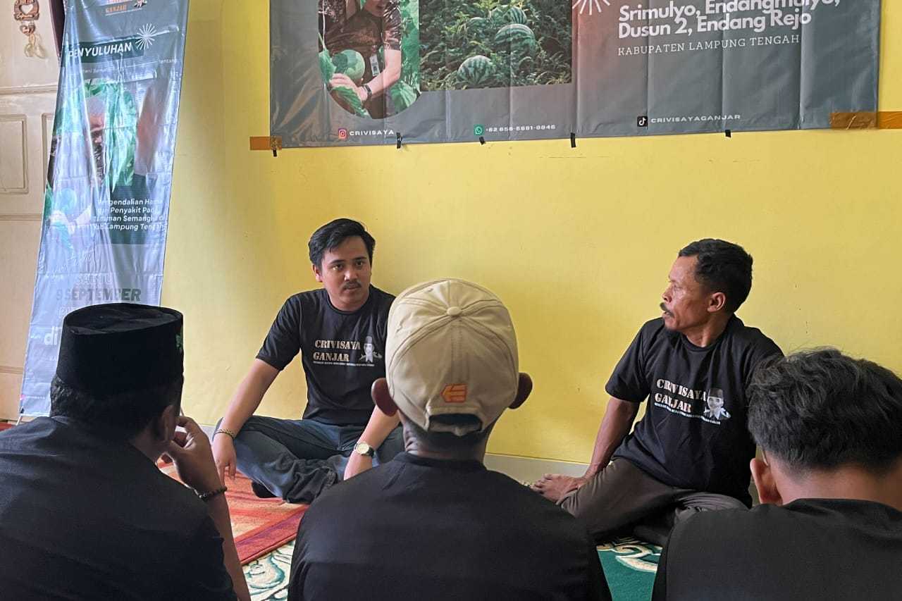 Crivisaya Ganjar Adakan Penyuluhan Pengendalian Hama Tanaman Semangka Bagi Petani di Lampung Tengah 2
