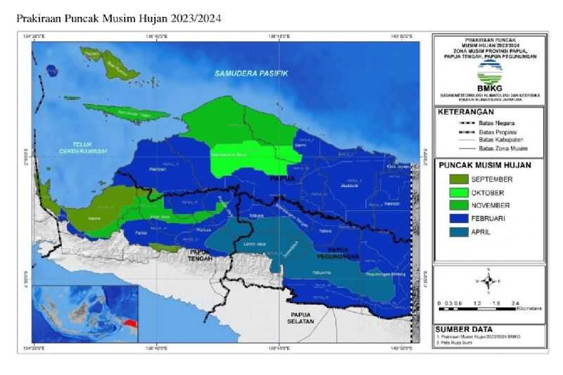 Cuaca Hari Ini, Hujan Ringan Guyur Sebagian Kota di Indonesia