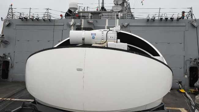 Dahsyat! Angkatan Laut AS Uji Coba Senjata Laser Mematikan di Teluk Aden