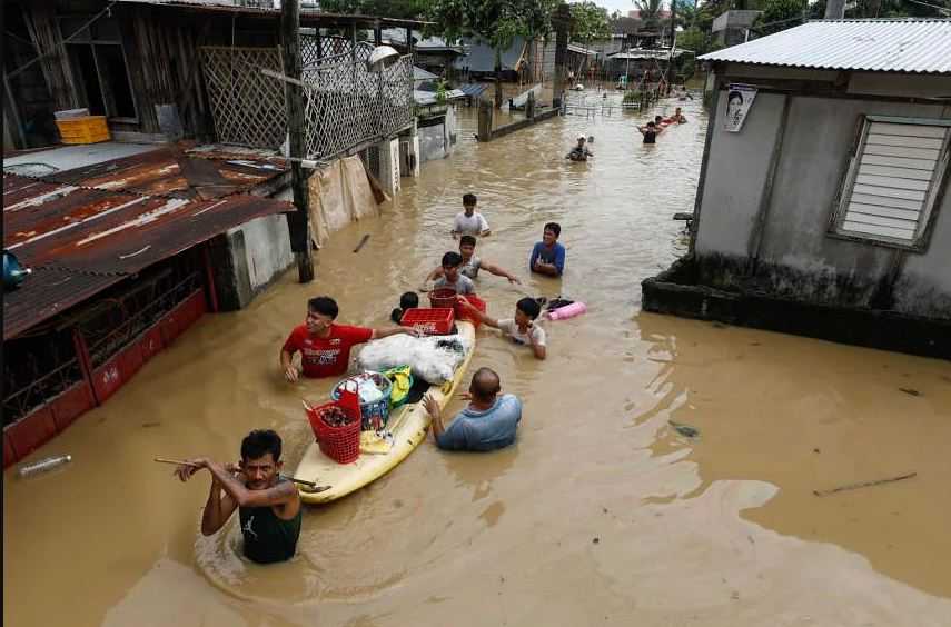 Dampak Topan Noru, Banjir Menggenangi Wilayah Utara Filipina, Lima Tewas Tenggelam