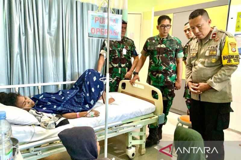 Danlanud Hasanuddin Tanggung Biaya Pengobatan Korban Penembakan
