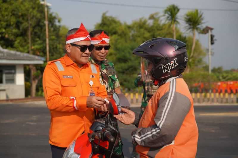 Daop 7/Madiun Gelorakan Semangat Selamat di Perlintasan pada HUT RI