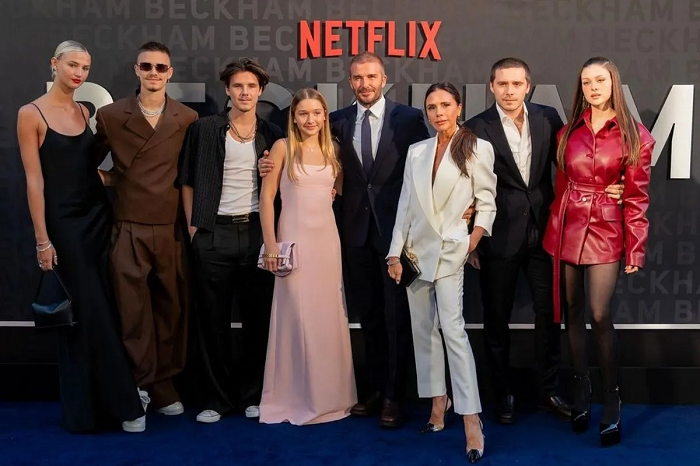 David Beckham dan Keluarga Hadiri Pemutaran Film Dokumenter Terbarunya