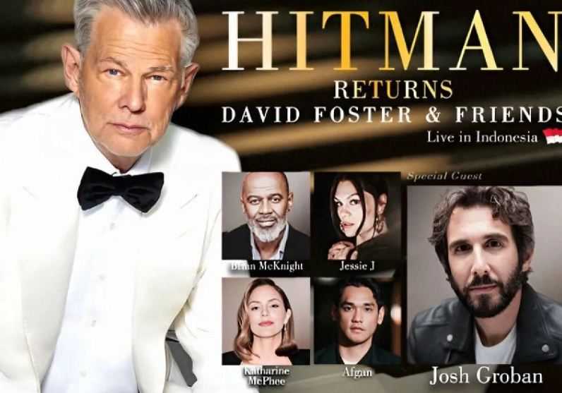 David Foster akan Konser di Indonesia, Afgan Jadi Bintang Tamu Bareng Josh Groban