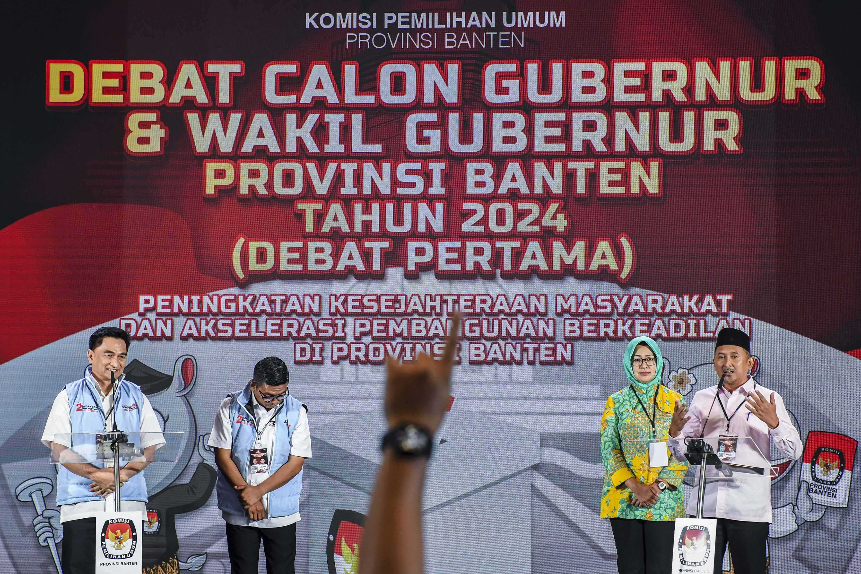 Debat Pertama Pilkada Banten