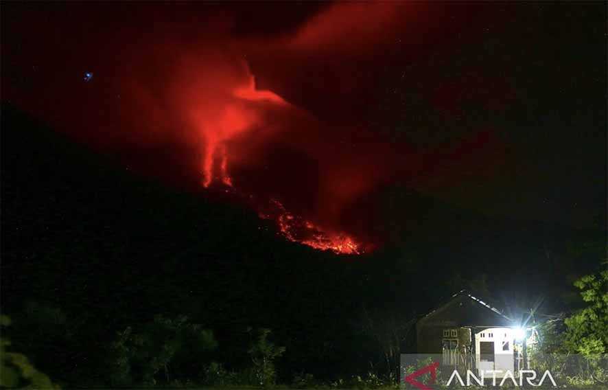 Delapan Gunung Api Erupsi 66.197 Kali Sepanjang 2023