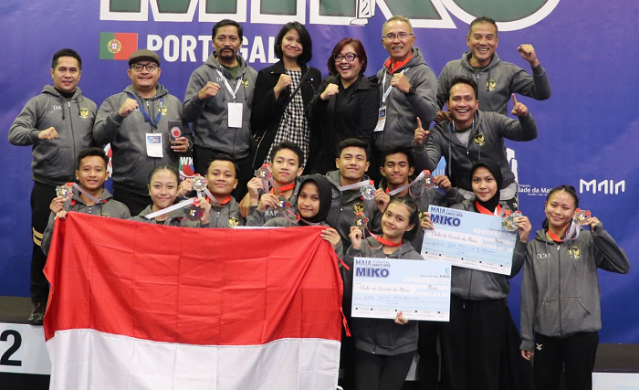 Delegasi Karate Indonesia Sabet Belasan Medali di Kejuaraan Karate Internasional di Portugal
