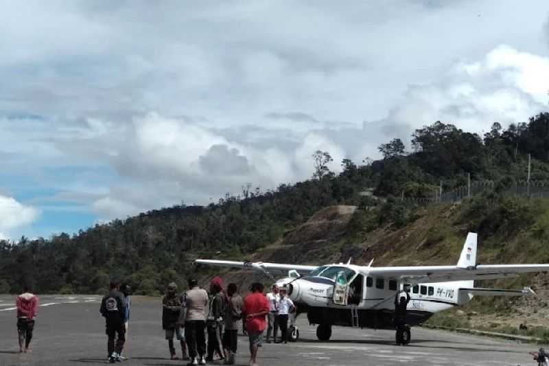 Demi Keamanan, Bandara Bilogai Papua Tengah Ditutup Sementara