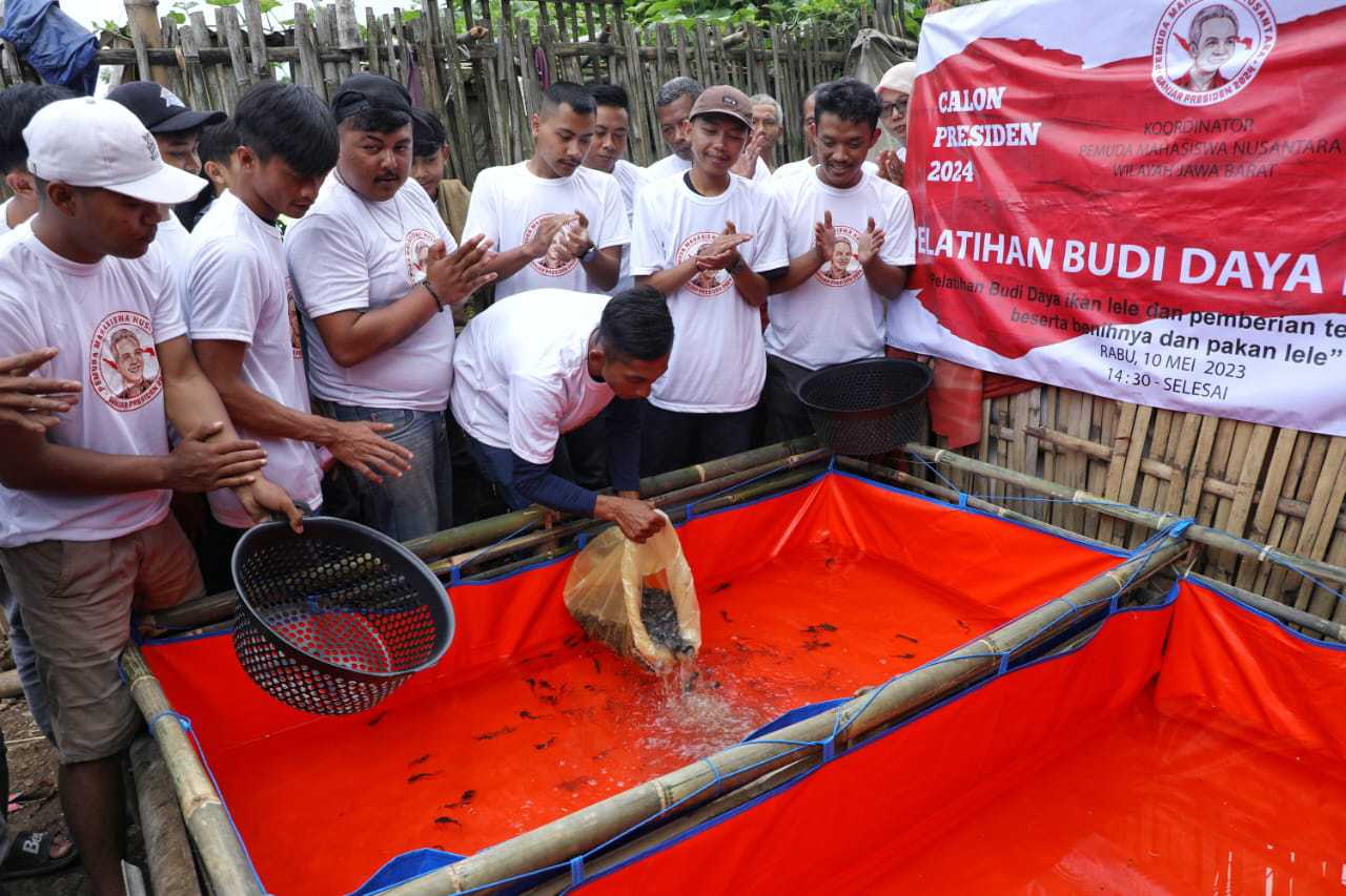 Demi Penuhi Kebutuhan Pangan, PMN Dukung Ganjar Gelar Pelatihan Budi Daya Ikan Lele di Kabupaten Bandung