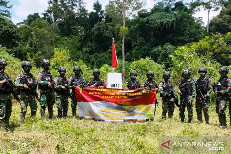 Dengan Senjata Lengkap Masuk Hutan Bukan Kejar KKB,  Satgas TNI Lakukan Ini di Perbatasan RI-PNG