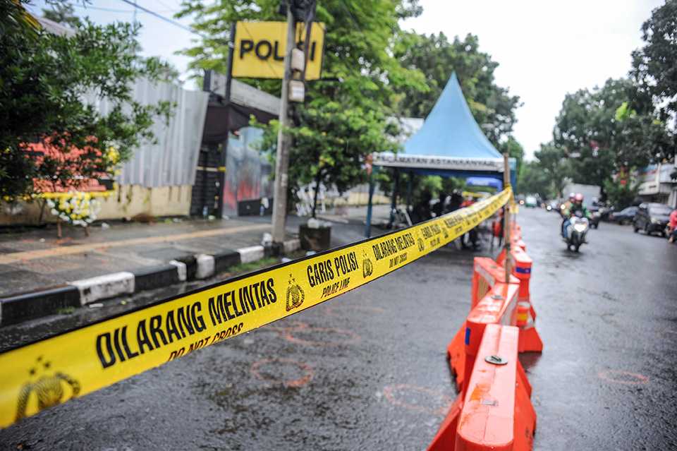 Densus Tangkap Enam Tersangka Bom di Polsek Astanaanyar