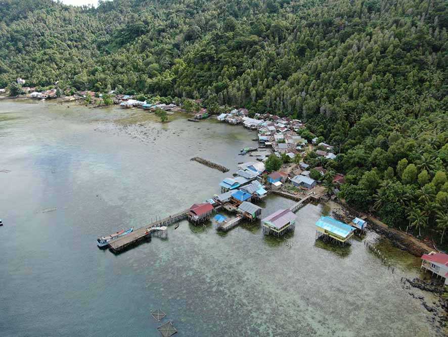 Desa Wisata Cipta Karya, Lanskap Kampung Dayak Bakati yang Asri