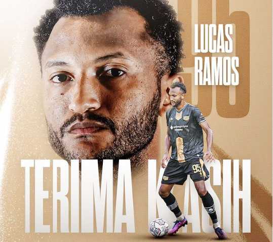 Dewa United Resmi Berpisah dengan Lucas Ramos