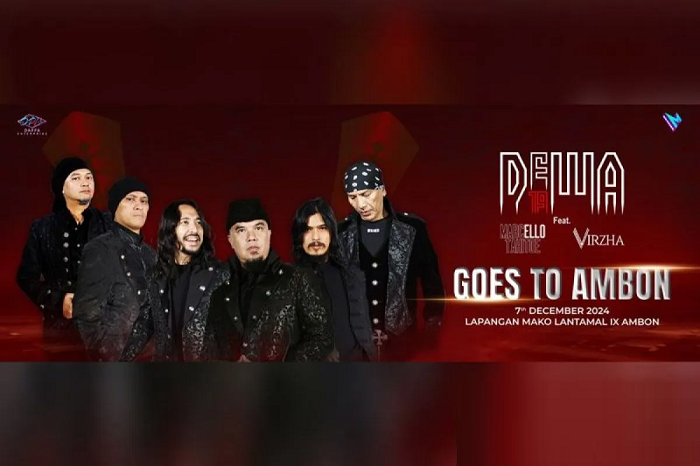 Dewa19 Bersama Ello dan Virzha Gelar Konser di Ambon Desember 2024