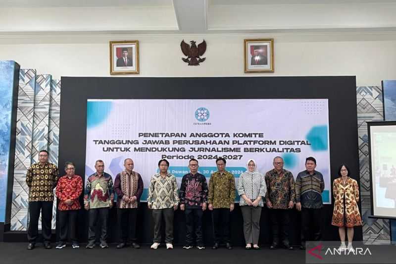 Dewan Pers Tetapkan 11 Anggota Komite Perpres Publisher Rights