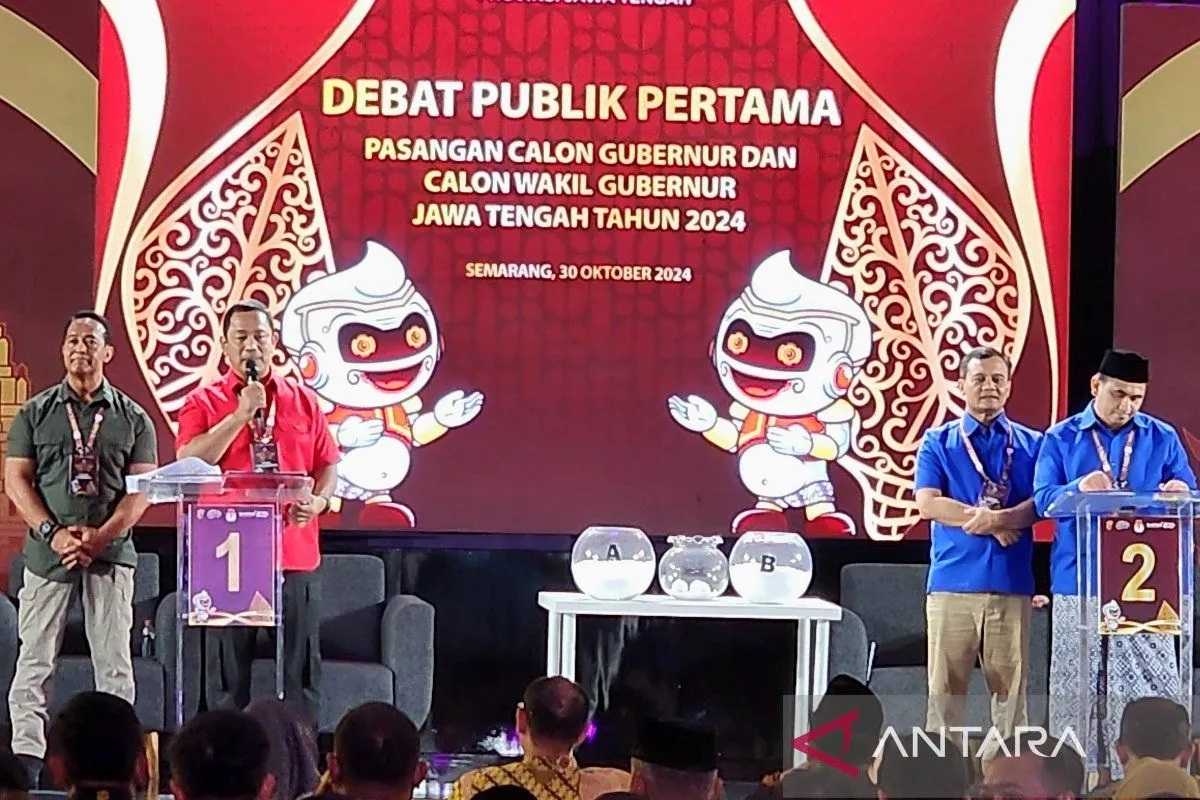 Di Debat Pilgub Jateng, Andika Perkasa dan Ahmad Luthfi Sepakat Kemiskinan Jadi PR ke Depan