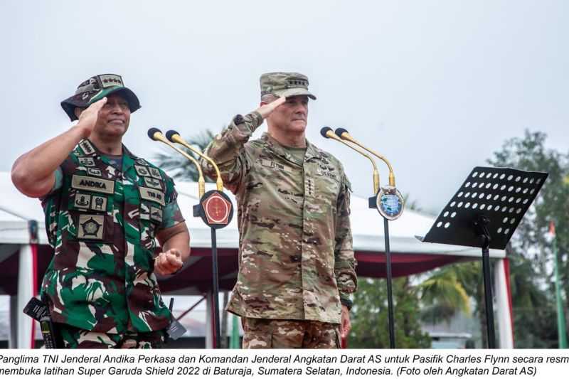 Di Tengah Ketegangan AS-Tiongkok, TNI dan Militer Amerika Gelar Latihan Super Garuda Shield 2022