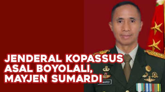Dia, Jenderal Kopassus Asal Boyolali