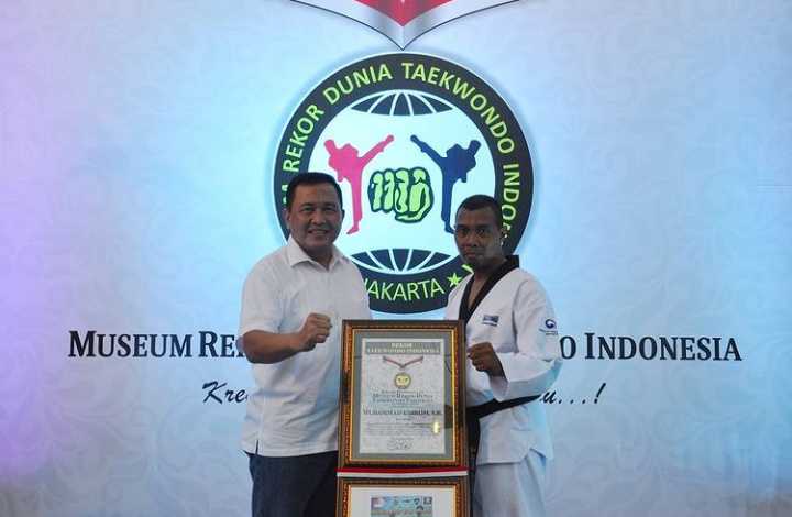 Dia, Sersan Satu Marinir Pemegang 4 Rekor Taekwondo Indonesia