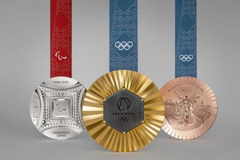 Didesain Chaumet, Medali Olimpiade Paris Terbuat dari Potongan Logam Menara Eiffel