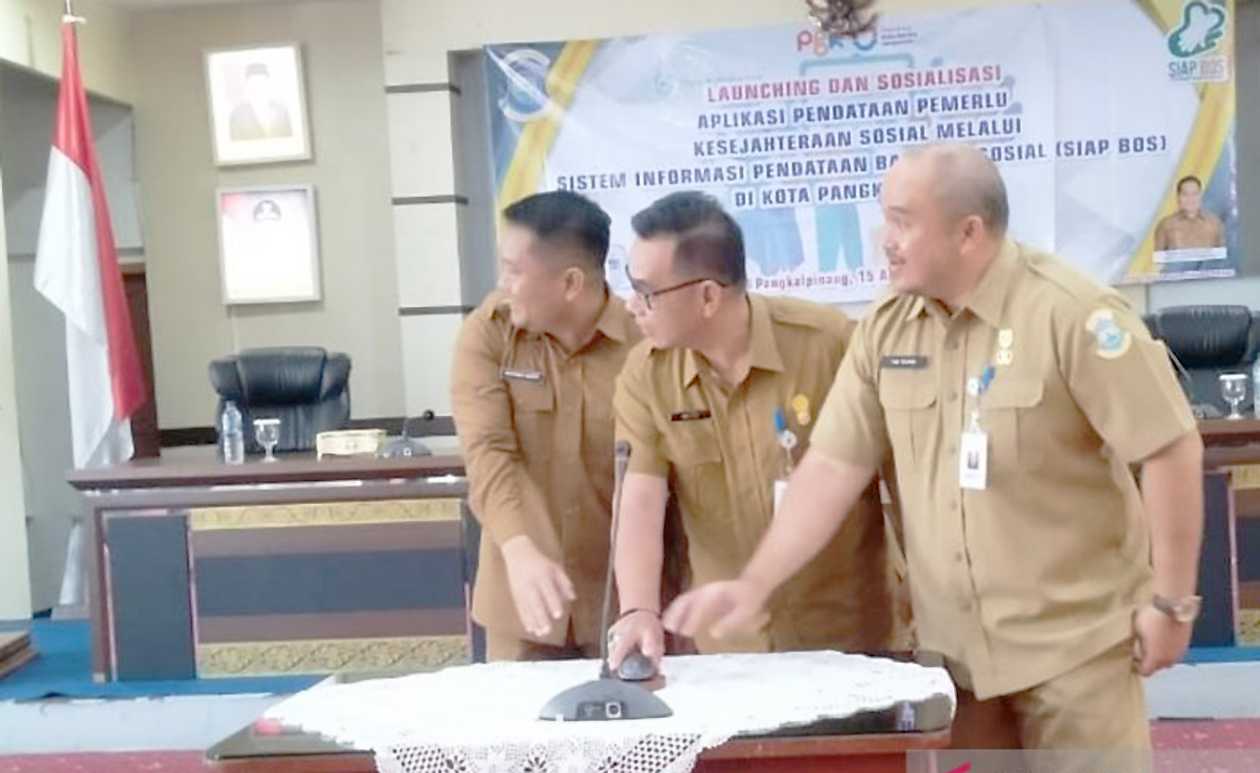 Dinsos Pangkalpinang Luncurkan Aplikasi Penyaluran Bansos